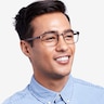 Special Brown Carbon-fiberEyeglass Frames for Men from EyeBuyDirect