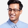 Special Gunmetal Carbon-fiberEyeglass Frames for Men from EyeBuyDirect