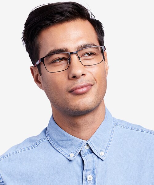 Special Black Red Carbon-fiberEyeglass Frames for Men from EyeBuyDirect
