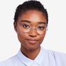 Abazam Or rose MétalMontures de lunettes de vue pour Femmes d'EyeBuyDirect