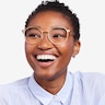 Alum Gold & Black Aluminium-alloyEyeglass Frames for Women from EyeBuyDirect