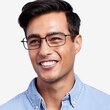 Celsius Black Aluminium AlloyEyeglass Frames for Men from EyeBuyDirect