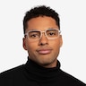 Celsius Light Silver Aluminium-alloyMontures de lunettes de vue pour Hommes d'EyeBuyDirect