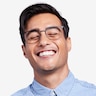 Density Black Aluminium-alloyEyeglass Frames for Men from EyeBuyDirect