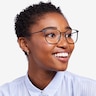 Density Black Aluminium-alloyEyeglass Frames for Women from EyeBuyDirect