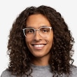 Density Light Silver & Gunmetal Aluminium AlloyEyeglass Frames for Men from EyeBuyDirect