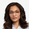 Alloy Brown & Gunmetal Aluminium-alloyMontures de lunettes de vue pour Femmes d'EyeBuyDirect