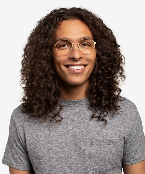 Alloy Gold & Black Aluminium-alloyMontures de lunettes de vue pour Hommes d'EyeBuyDirect