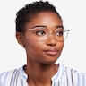 Trance Rose Gold MetalEyeglass Frames for Women from EyeBuyDirect