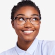Bellamy Shiny Black MetalEyeglass Frames for Women from EyeBuyDirect