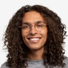 Music Brown Gold MetalEyeglass Frames for Men from EyeBuyDirect