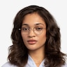 Music Brown Gold MetalEyeglass Frames for Women from EyeBuyDirect
