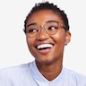 Music Black Gold MétalMontures de lunettes de vue pour Femmes d'EyeBuyDirect