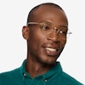 Music Gold Clear MetalEyeglass Frames for Men from EyeBuyDirect