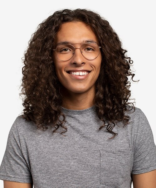 Benny Rose Gold MetalEyeglass Frames for Men from EyeBuyDirect