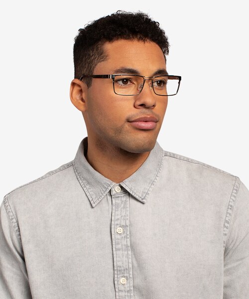 Biloxi Silver MetalEyeglass Frames for Men from EyeBuyDirect