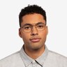 Focal Gunmetal MetalEyeglass Frames for Men from EyeBuyDirect