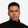 Orson Dark Gunmetal MetalEyeglass Frames for Men from EyeBuyDirect