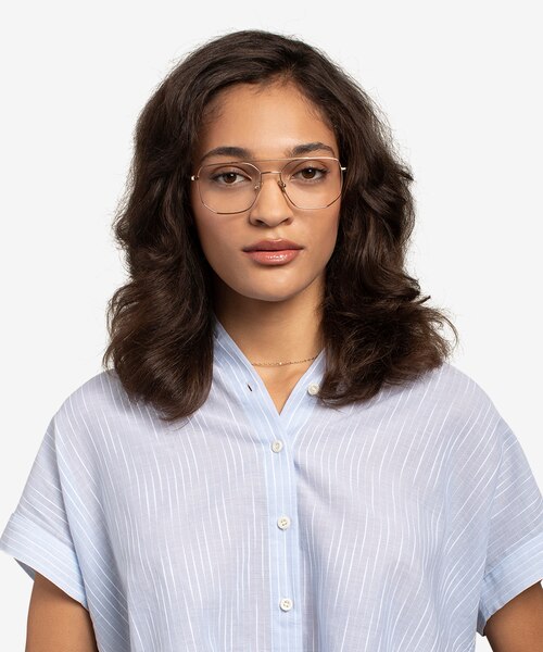Morrison Gold MetalEyeglass Frames for Women from EyeBuyDirect