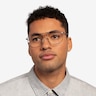 Carlo Matte Gunmetal MetalEyeglass Frames for Men from EyeBuyDirect