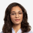 Emotion Silver MetalEyeglass Frames for Women from EyeBuyDirect