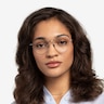 Emotion Brushed Gunmetal MetalEyeglass Frames for Women from EyeBuyDirect
