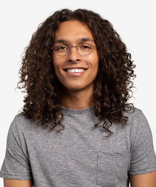 Film Rose Gold MetalEyeglass Frames for Men from EyeBuyDirect