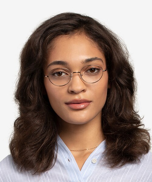 Film Rose Gold MetalEyeglass Frames for Women from EyeBuyDirect