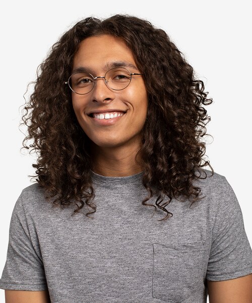 Film Silver MetalEyeglass Frames for Men from EyeBuyDirect