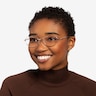 Feather Doré MétalMontures de lunettes de vue pour Femmes d'EyeBuyDirect