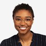Exquisite Rose Gold MetalEyeglass Frames for Women from EyeBuyDirect