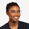 Cloud Silver Black MetalEyeglass Frames for Women from EyeBuyDirect