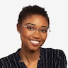 Rapture Silver MetalEyeglass Frames for Women from EyeBuyDirect