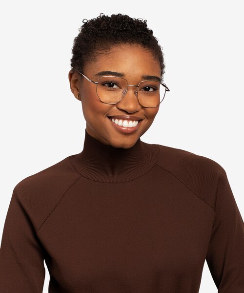 Nimble Silver & Purple MetalEyeglass Frames for Women from EyeBuyDirect