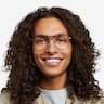 Dynamic Matte Gunmetal MetalEyeglass Frames for Men from EyeBuyDirect