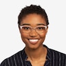 Experience White Gold MetalEyeglass Frames for Women from EyeBuyDirect