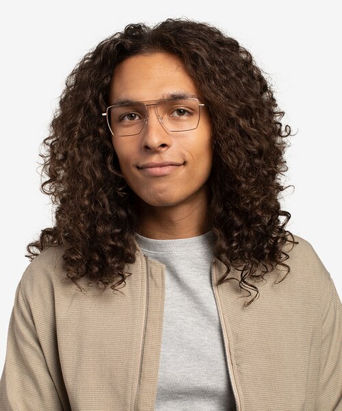 Perspective Gold MetalEyeglass Frames for Men from EyeBuyDirect