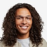 Perspective Silver MetalEyeglass Frames for Men from EyeBuyDirect
