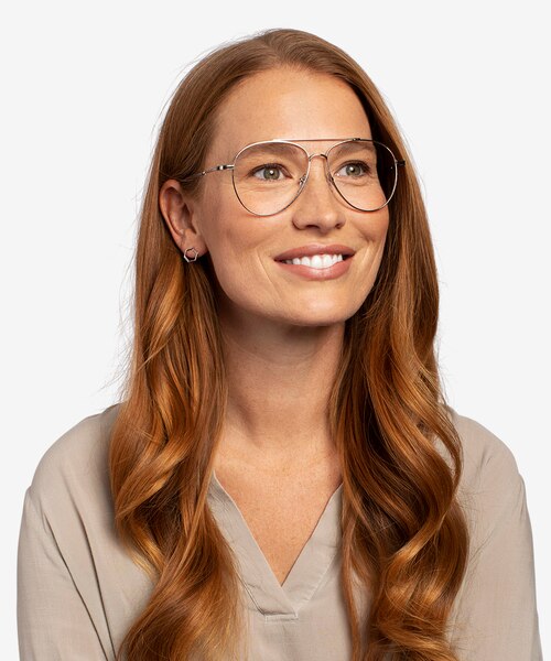 Jerrie Silver MetalEyeglass Frames for Women from EyeBuyDirect
