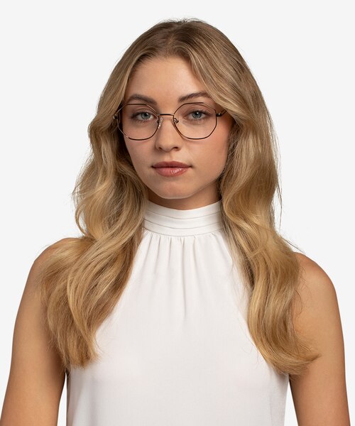 Astral Bronze MétalMontures de lunettes de vue pour Femmes d'EyeBuyDirect