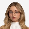 Astral Bronze MétalMontures de lunettes de vue pour Femmes d'EyeBuyDirect