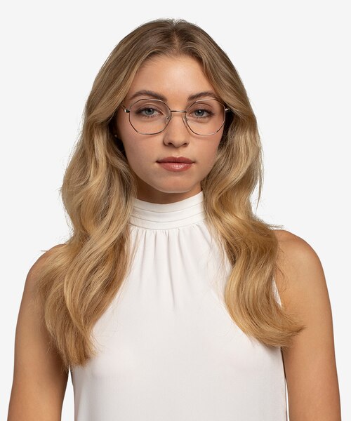 Astral Silver MetalEyeglass Frames for Women from EyeBuyDirect