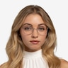 Astral Silver MetalEyeglass Frames for Women from EyeBuyDirect