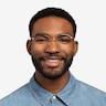 Haiku Golden MetalEyeglass Frames for Men from EyeBuyDirect