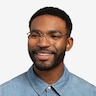 Haiku Silver MetalEyeglass Frames for Men from EyeBuyDirect