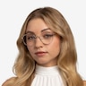 Haiku Silver MetalEyeglass Frames for Women from EyeBuyDirect