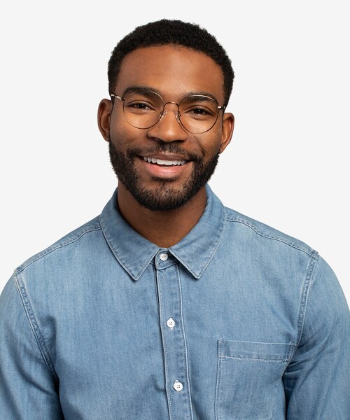 Haiku Bronze MetalEyeglass Frames for Men from EyeBuyDirect