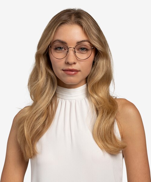 Haiku Bronze MetalEyeglass Frames for Women from EyeBuyDirect