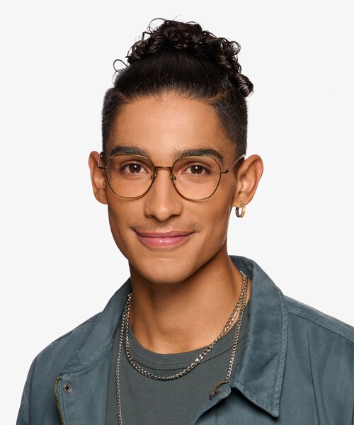 Pimlico Bronze MetalEyeglass Frames for Men from EyeBuyDirect
