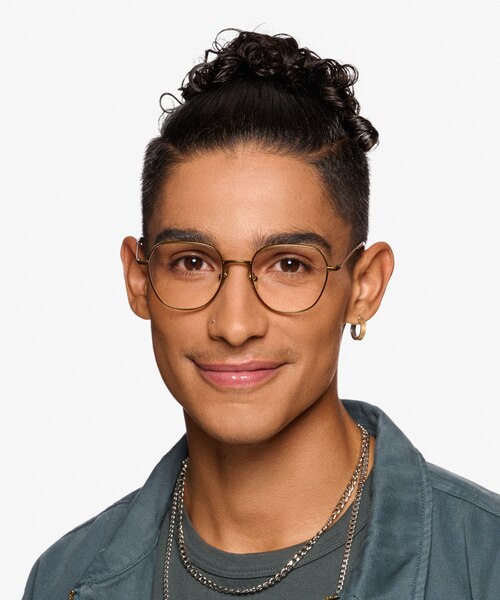 Pimlico Bronze MetalEyeglass Frames for Men from EyeBuyDirect